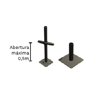 Base ajustável/base fixa 33mm